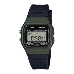 Reloj CASIO F-91WM-3A Resina Juvenil Verde