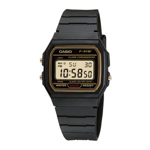 Reloj CASIO F-91WG-9Q Resina Hombre Negro