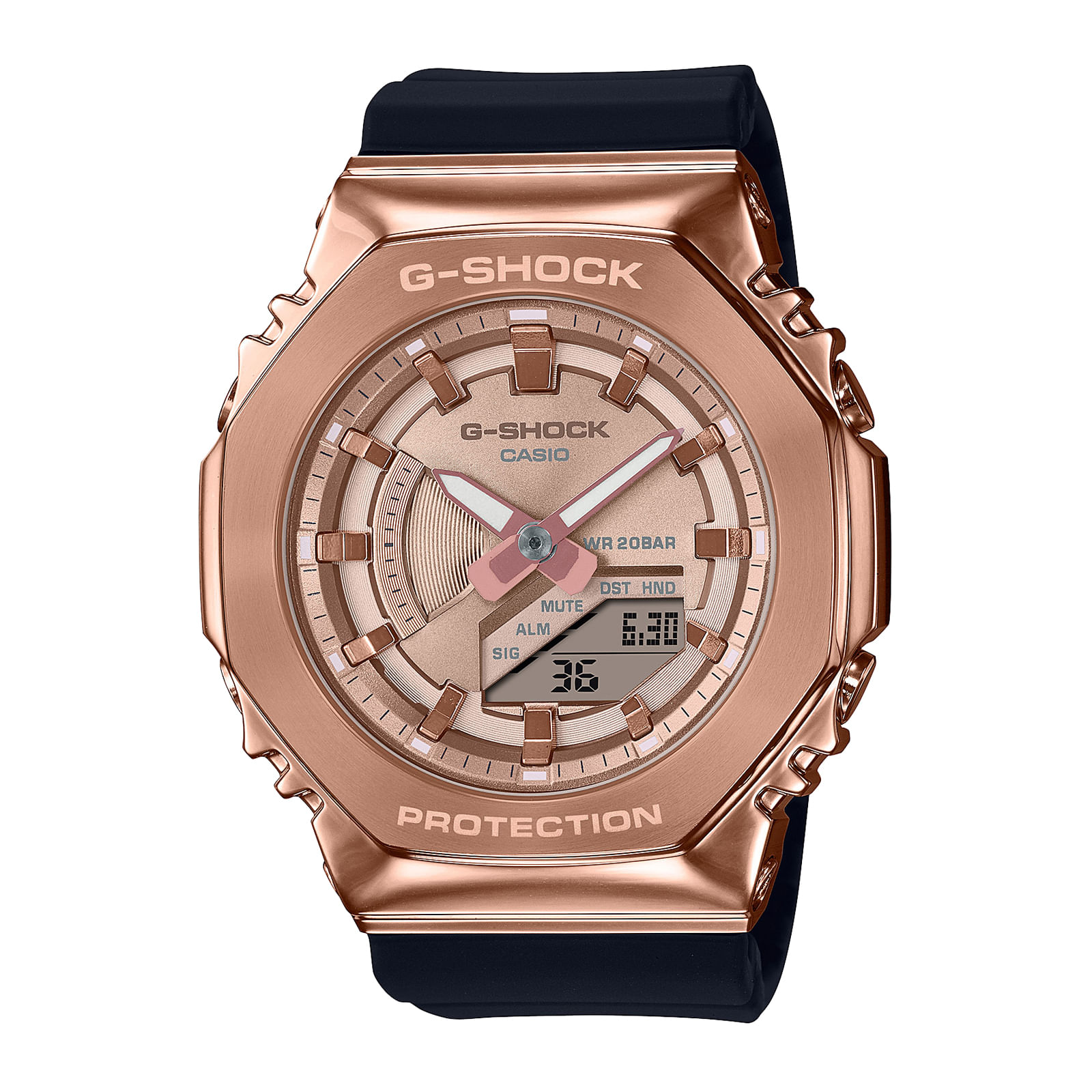 Reloj G-SHOCK GM-S2100PG-1A4 Resina/Acero Mujer Oro Rosa