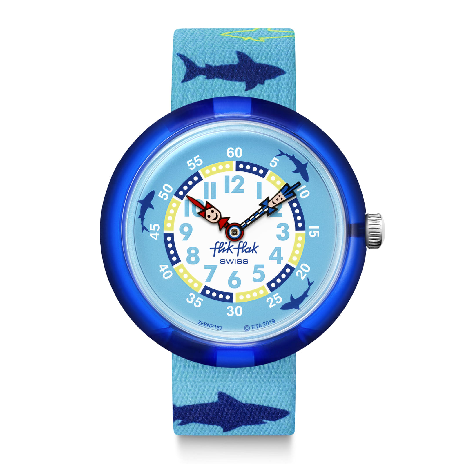 Reloj FLIK FLAK SHARKASM ZFBNP157 Niños Azul