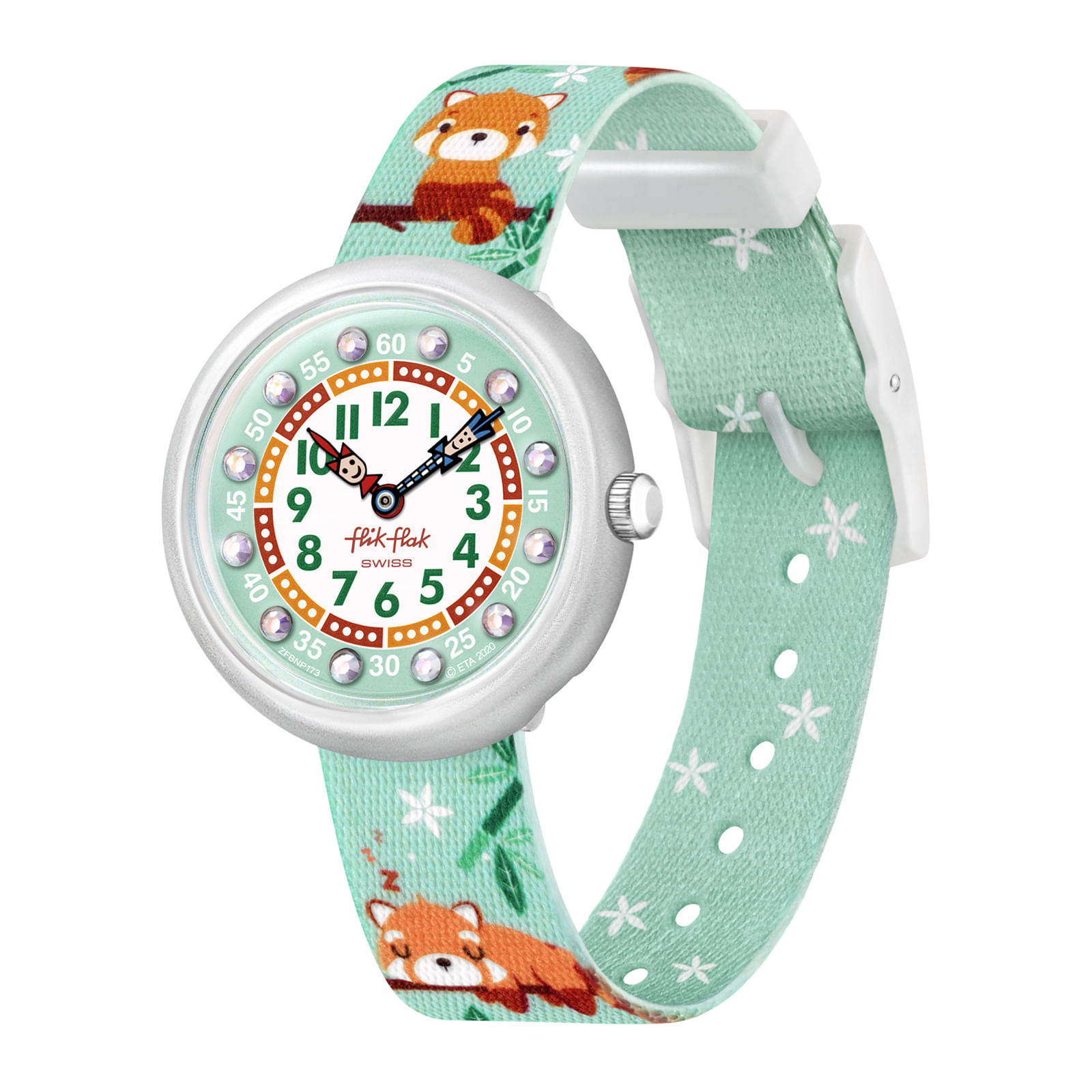 Reloj FLIK FLAK PANDAMAZING ZFBNP173 Niños Blanco