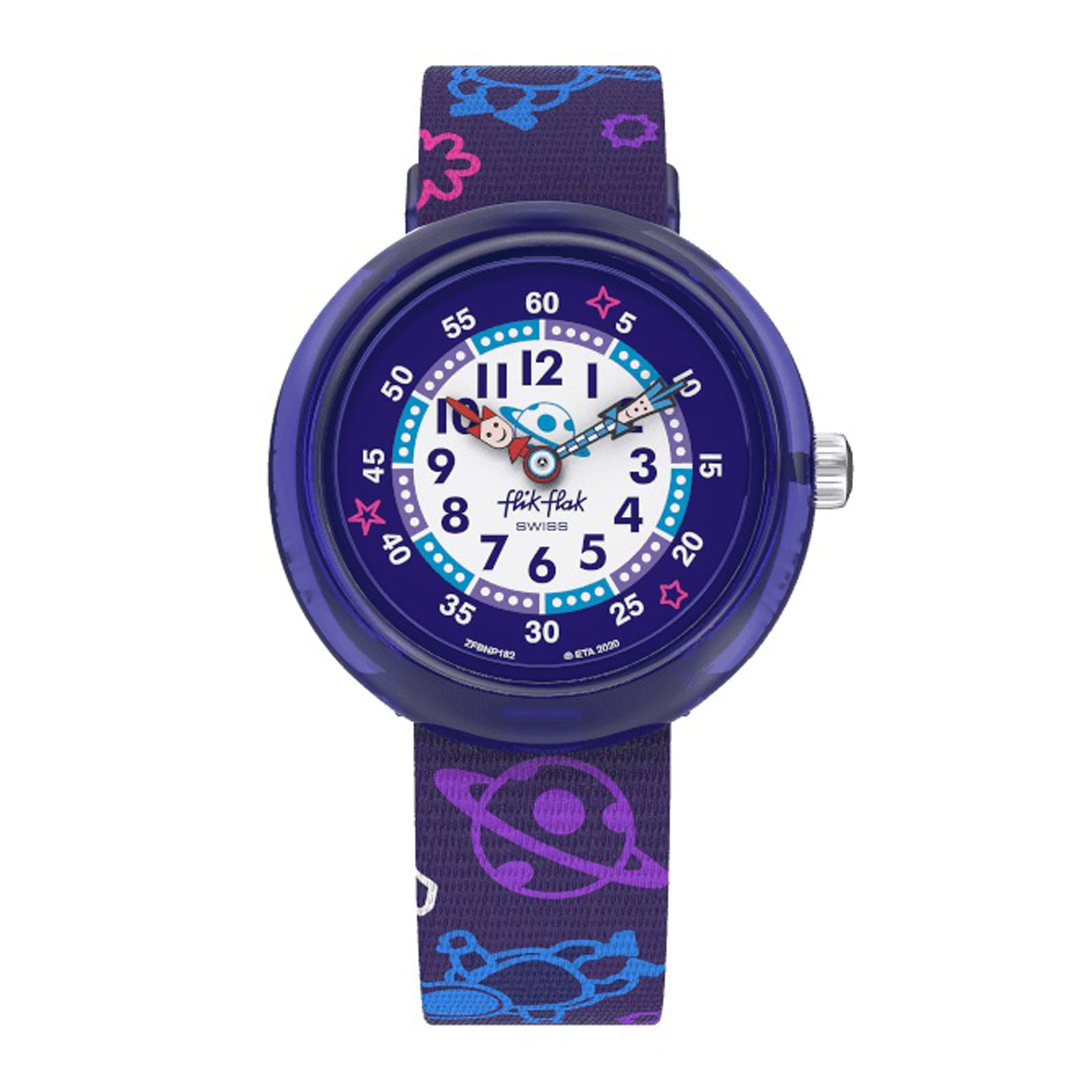 Reloj FLIK FLAK PLAN IT ZFBNP182 Niños Morado