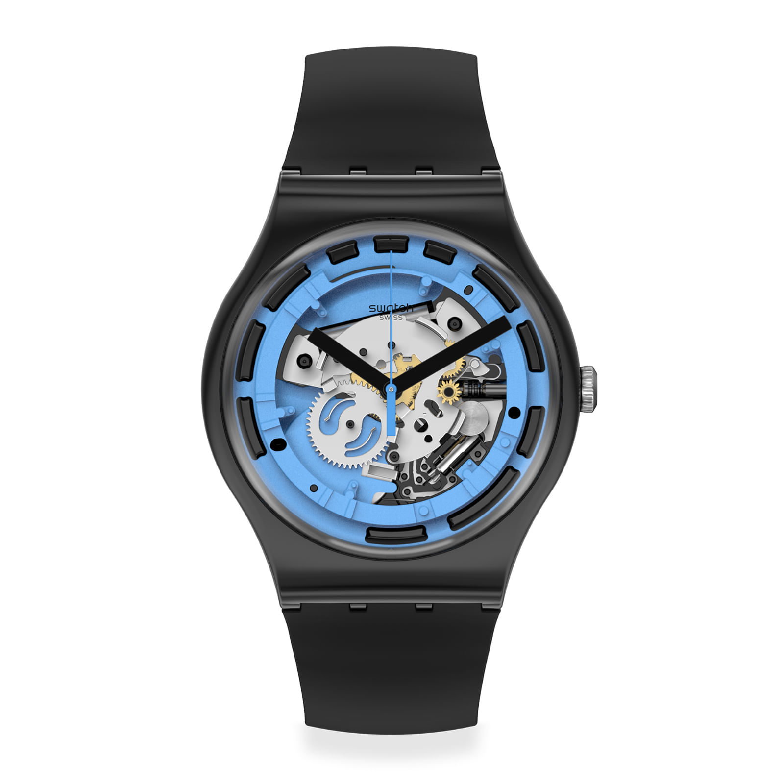 Reloj SWATCH BLUE ANATOMY SUOB187 Negro