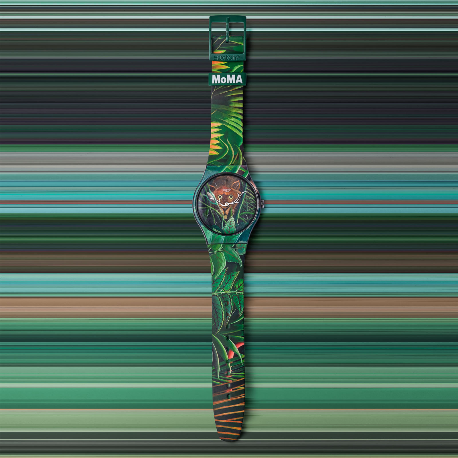 Reloj SWATCH THE DREAM BY HENRI ROUSSEAU, THE WATCH SUOZ333 Verde