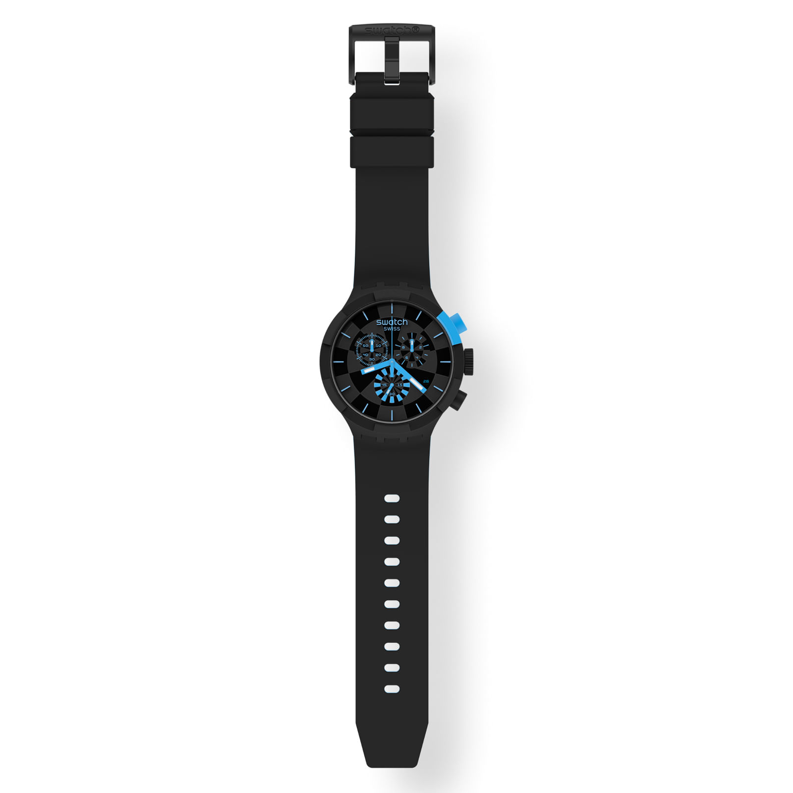 Reloj SWATCH CHECKPOINT BLUE SB02B401 Negro