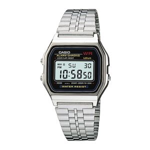 Reloj CASIO A159WA-N1 Resina/Acero Hombre Plateado