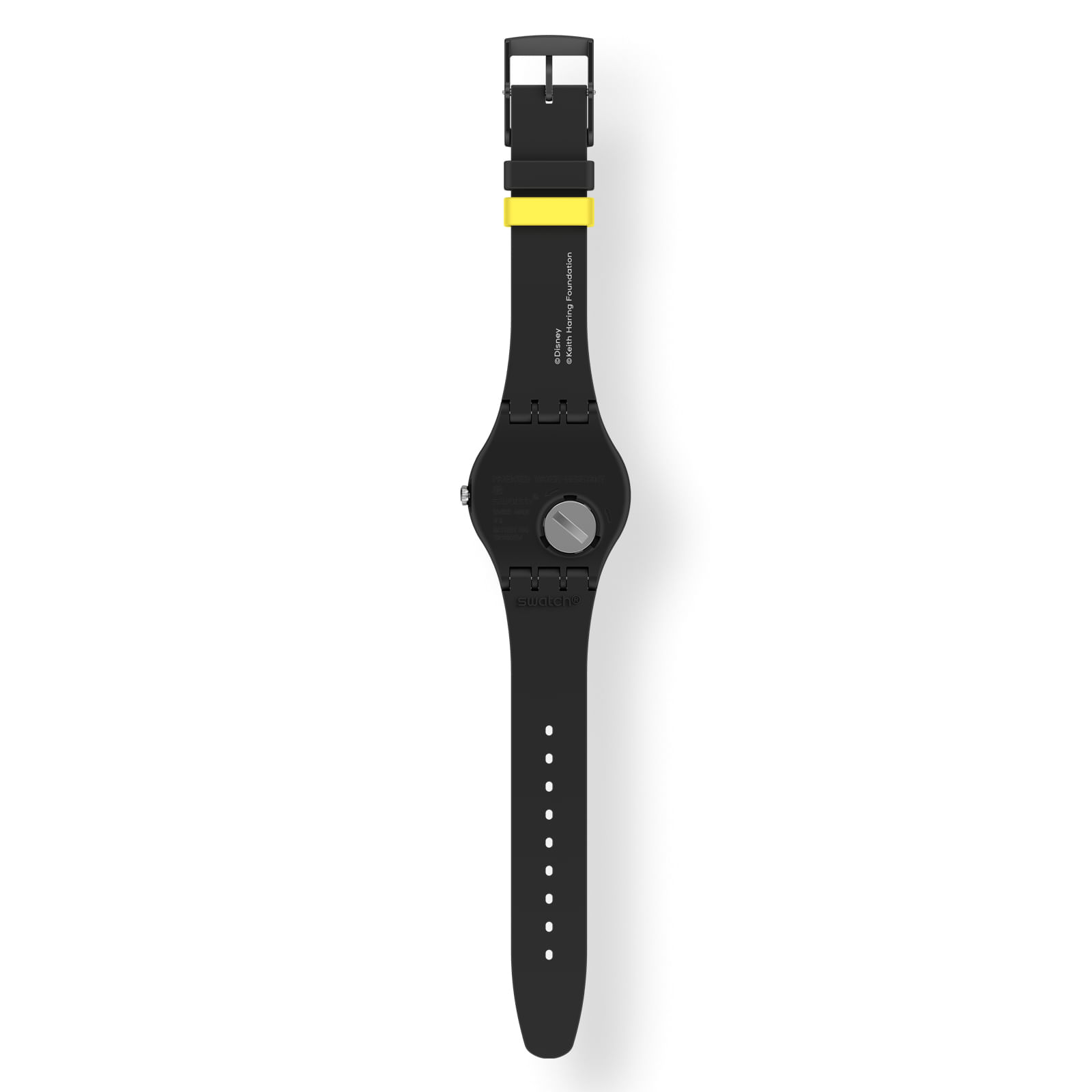 Reloj SWATCH MICKEY BLANC SUR NOIR SUOZ337 Negro