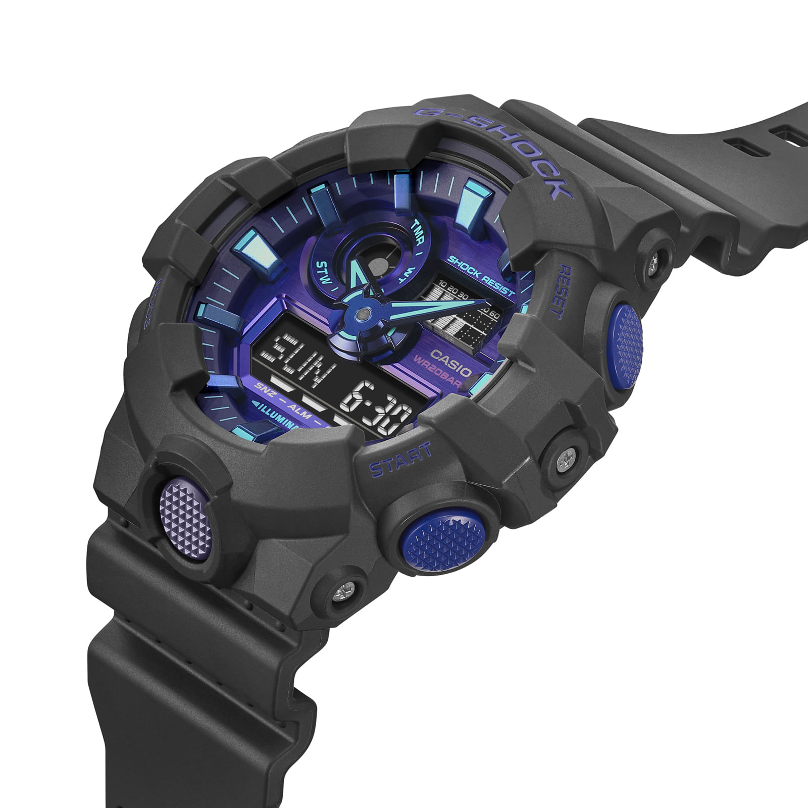 Reloj G-SHOCK GA-700VB-1A Resina Hombre Negro