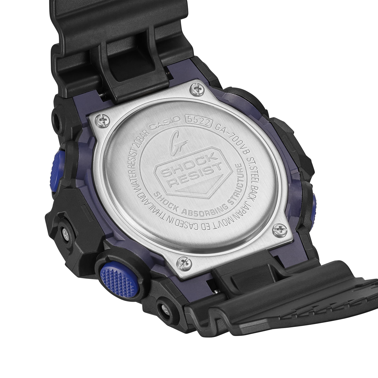 Reloj G-SHOCK GA-700VB-1A Resina Hombre Negro