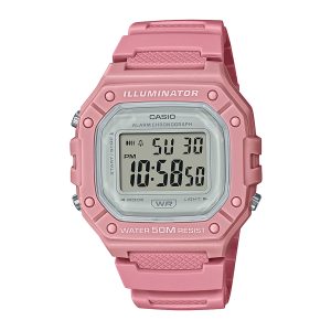 Reloj CASIO W-218HC-4A Resina Hombre Rosado