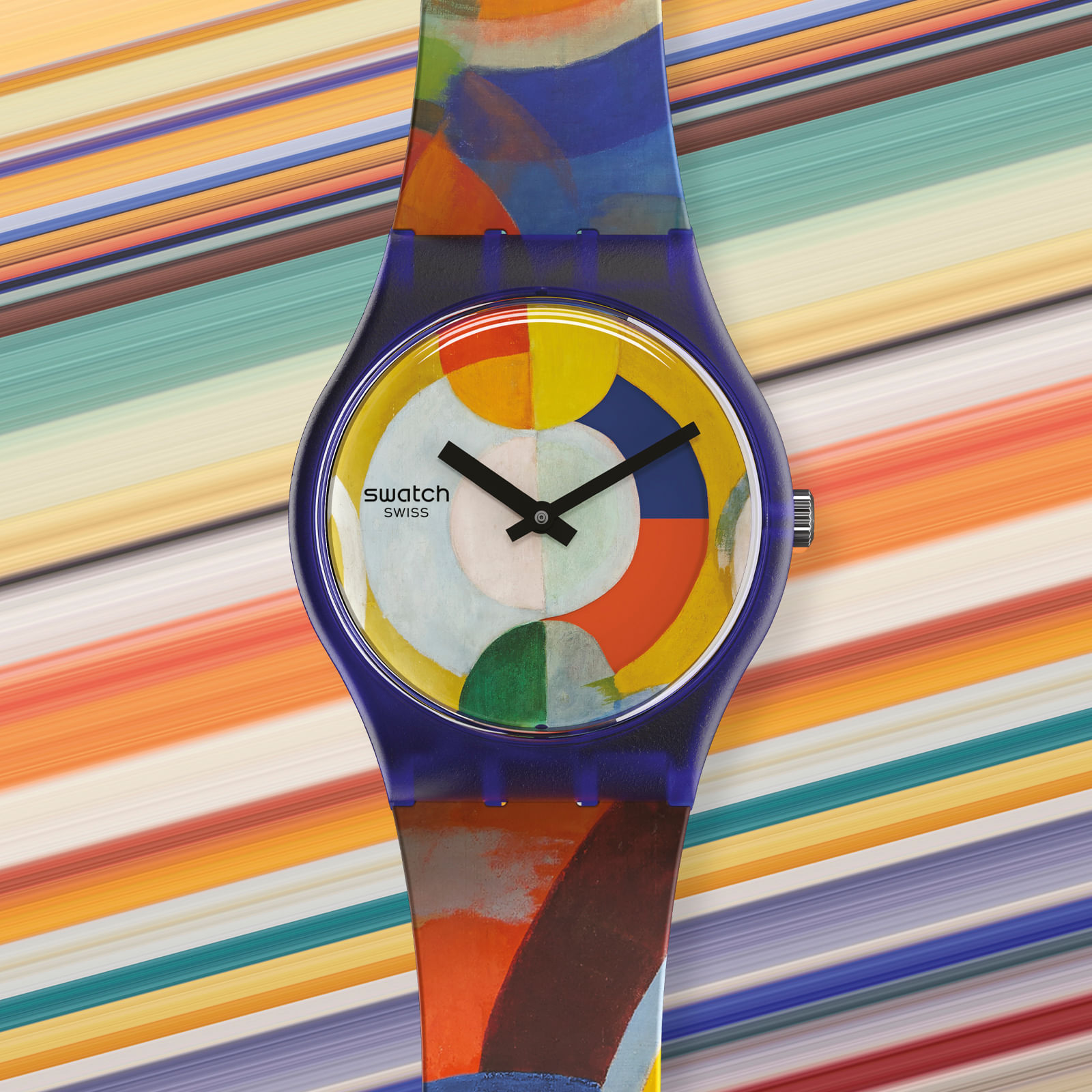 Reloj SWATCH CAROUSEL, BY ROBERT DELAUNAY GZ712 Multicolor