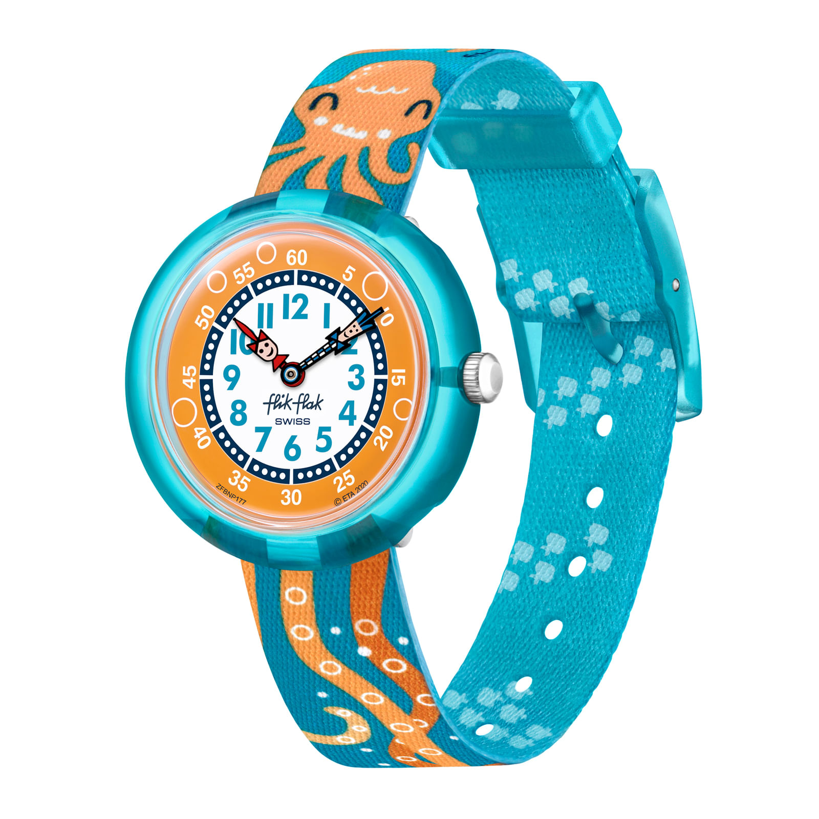 Reloj FLIK FLAK TEN-TICKLES ZFBNP177 Niños Turquesa