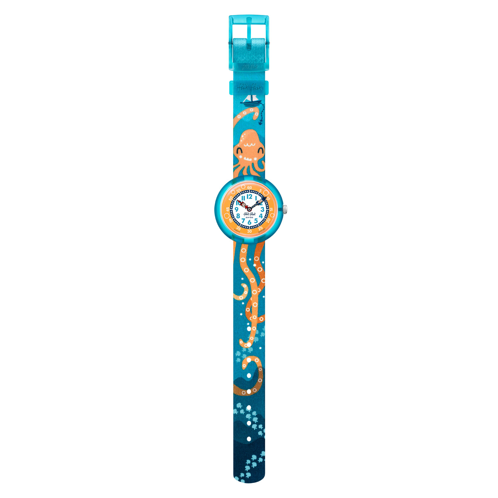 Reloj FLIK FLAK TEN-TICKLES ZFBNP177 Niños Turquesa