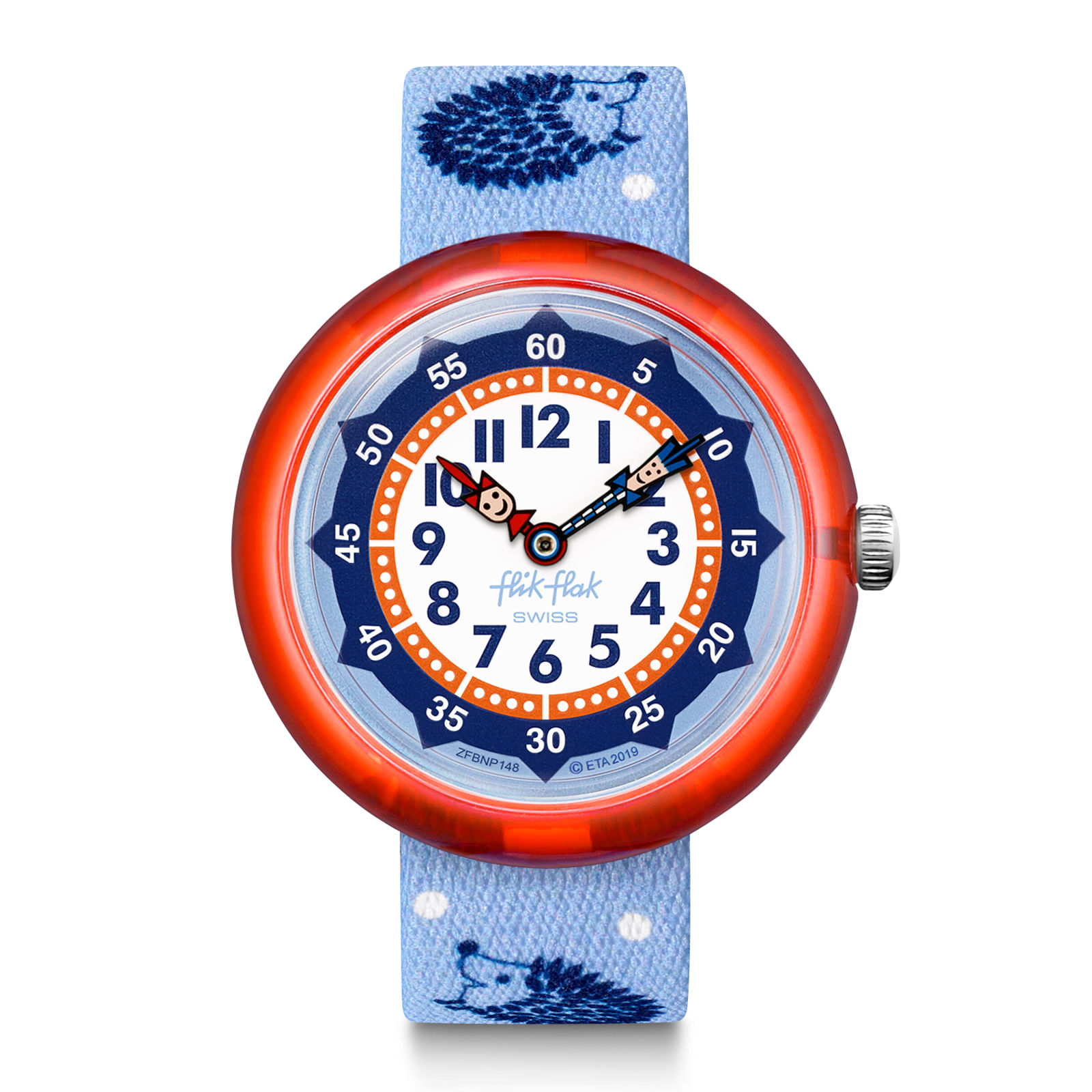 Reloj FLIK FLAK HEDGEHUGS ZFBNP148 Niños Naranja