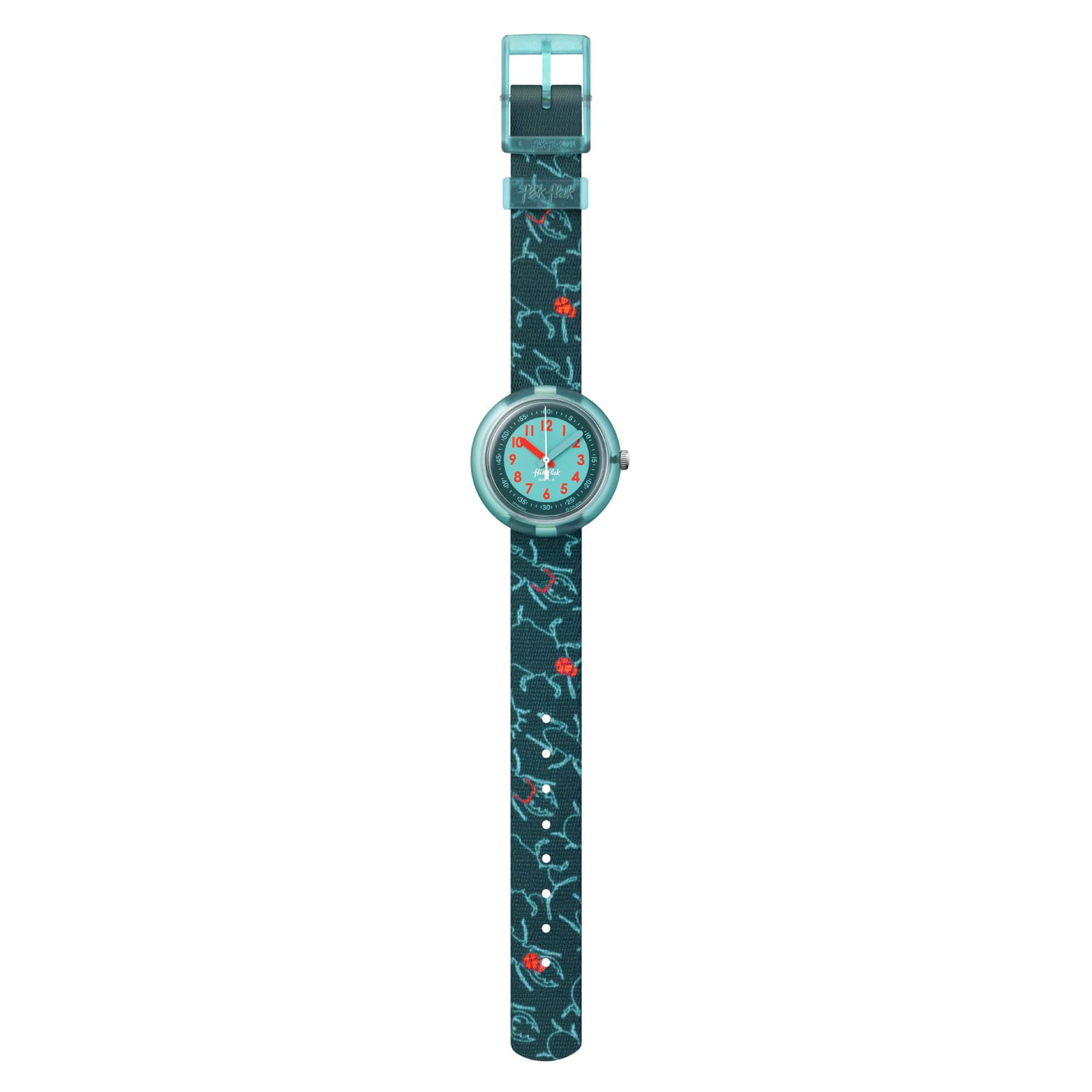 Reloj FLIK FLAK FUNKY BUGS ZFPNP060 Niños Verde