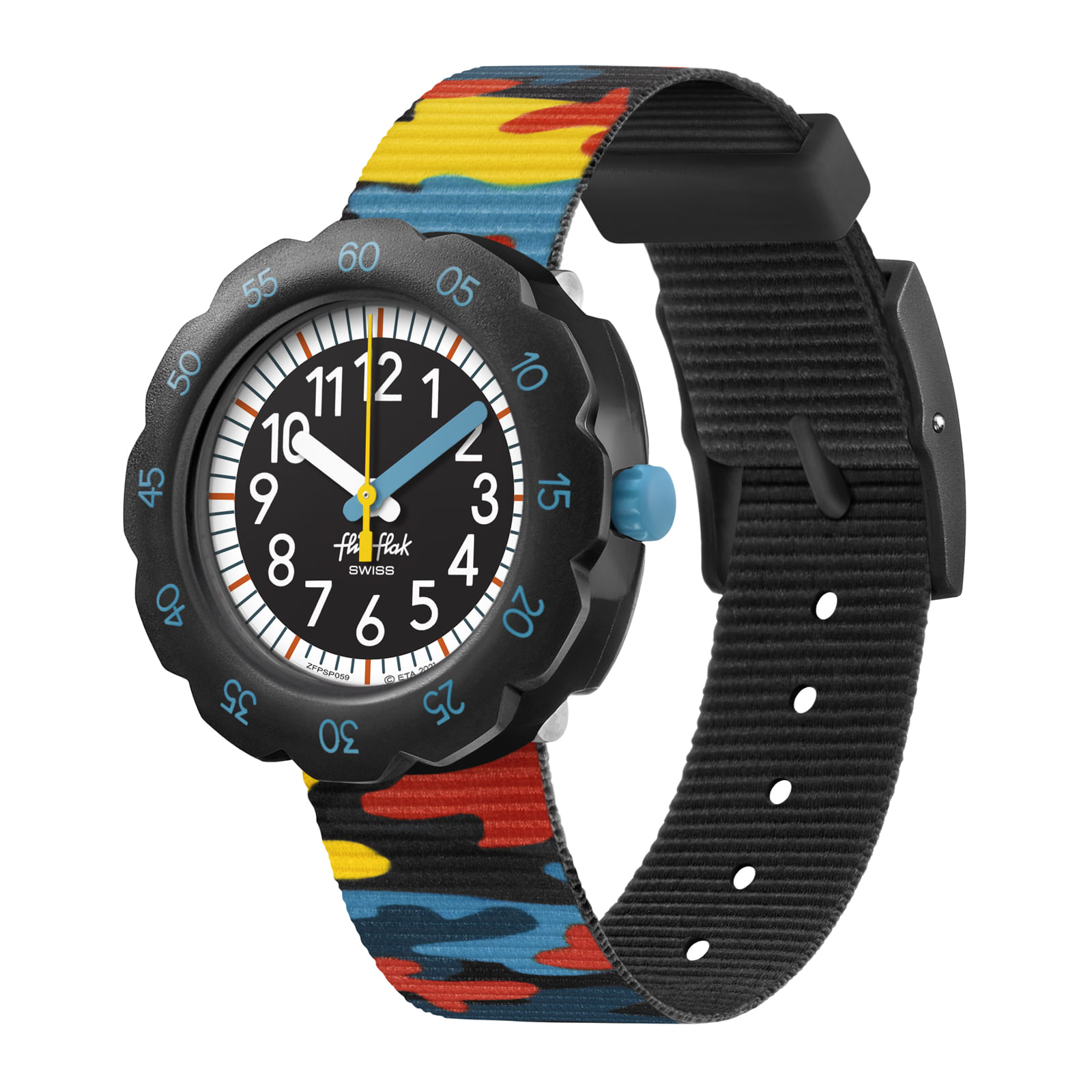 Reloj FLIK FLAK HIDE N VIBE ZFPSP059 Niños Negro