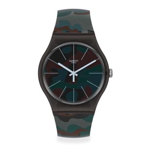 Reloj SWATCH CAMOUCITY SUOB175 Negro