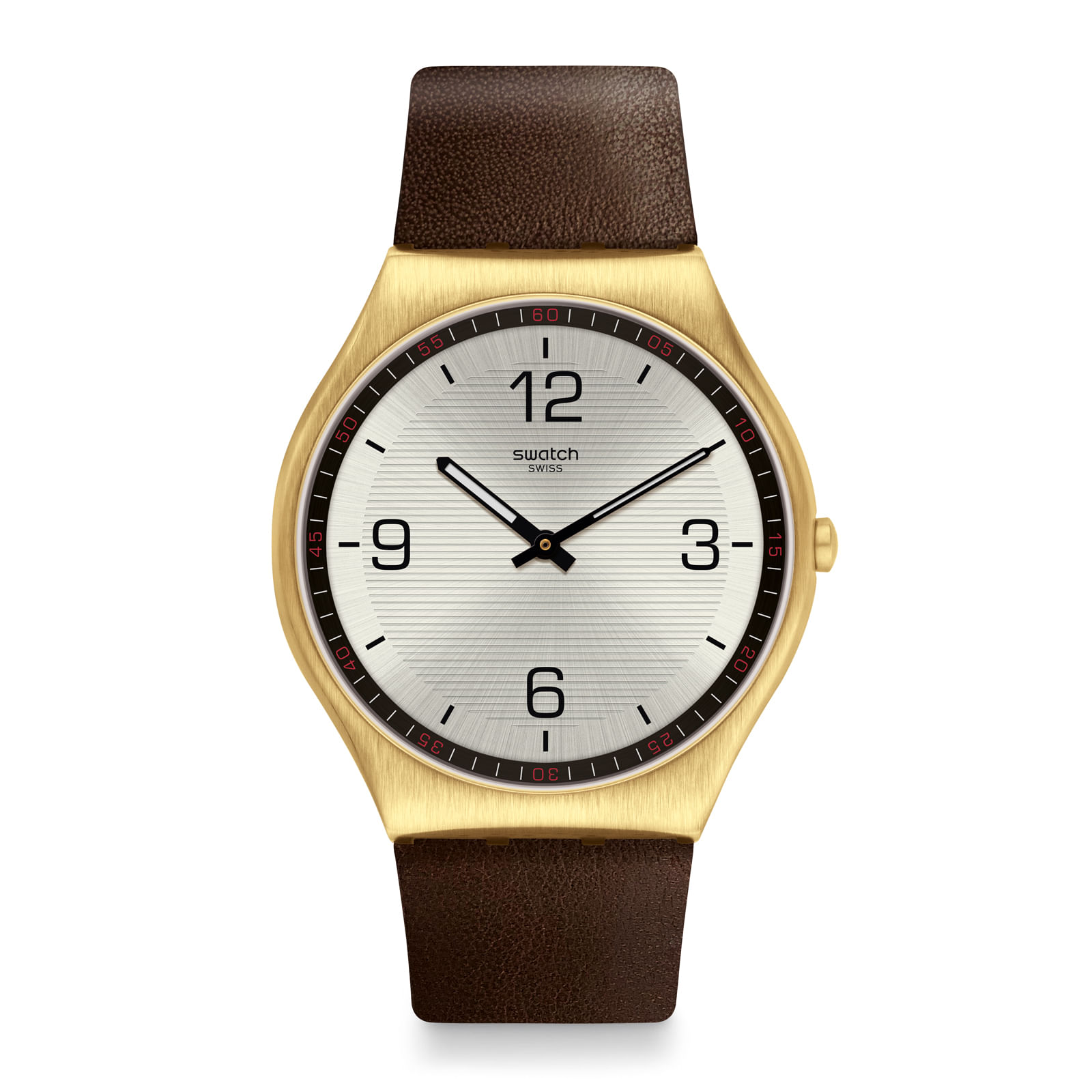 Reloj SWATCH SKIN SUIT COFFEE SS07G100 Amarillo