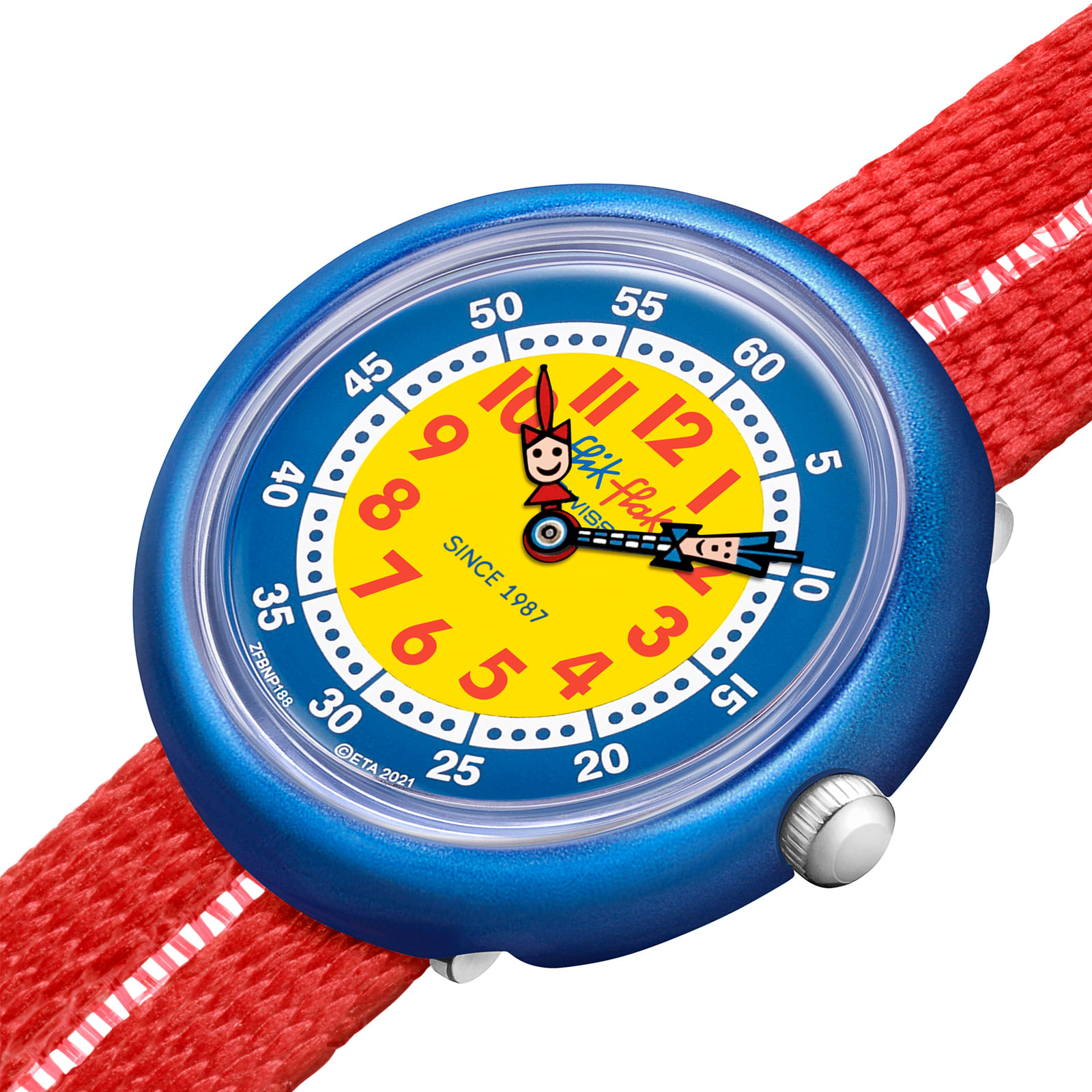 Reloj FLIK FLAK RETRO RED ZFBNP188 Niños Azul