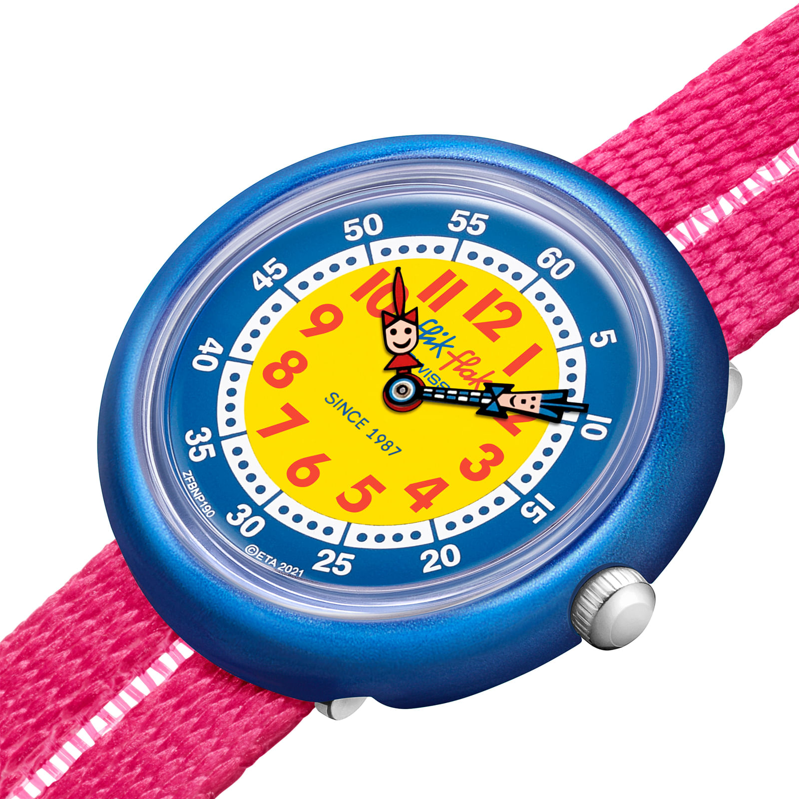 Reloj FLIK FLAK RETRO PINK ZFBNP190 Niños Azul