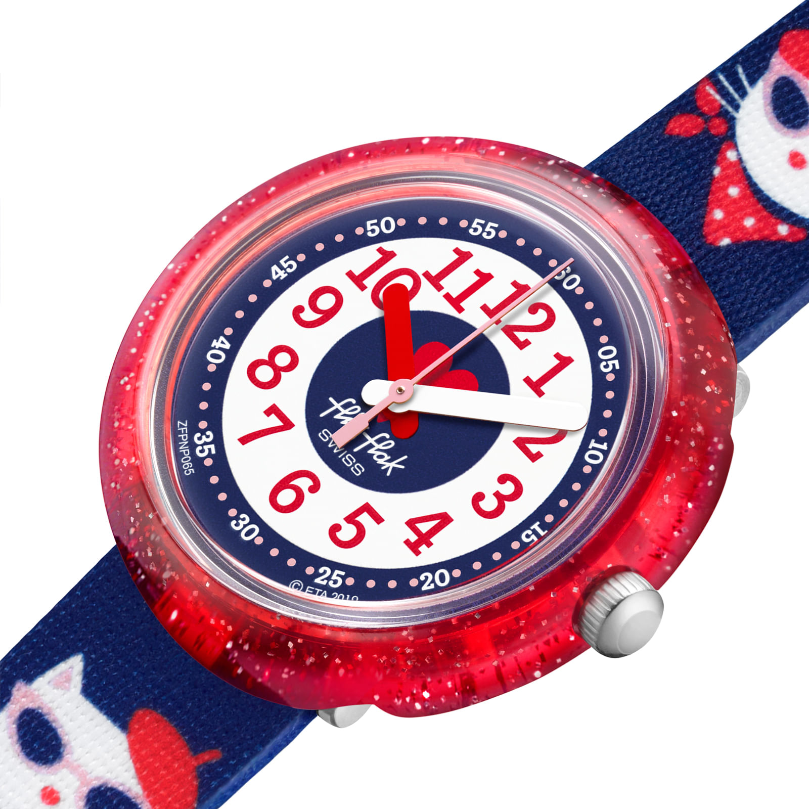 Reloj FLIK FLAK CATITUDE ZFPNP065 Niños Rojo