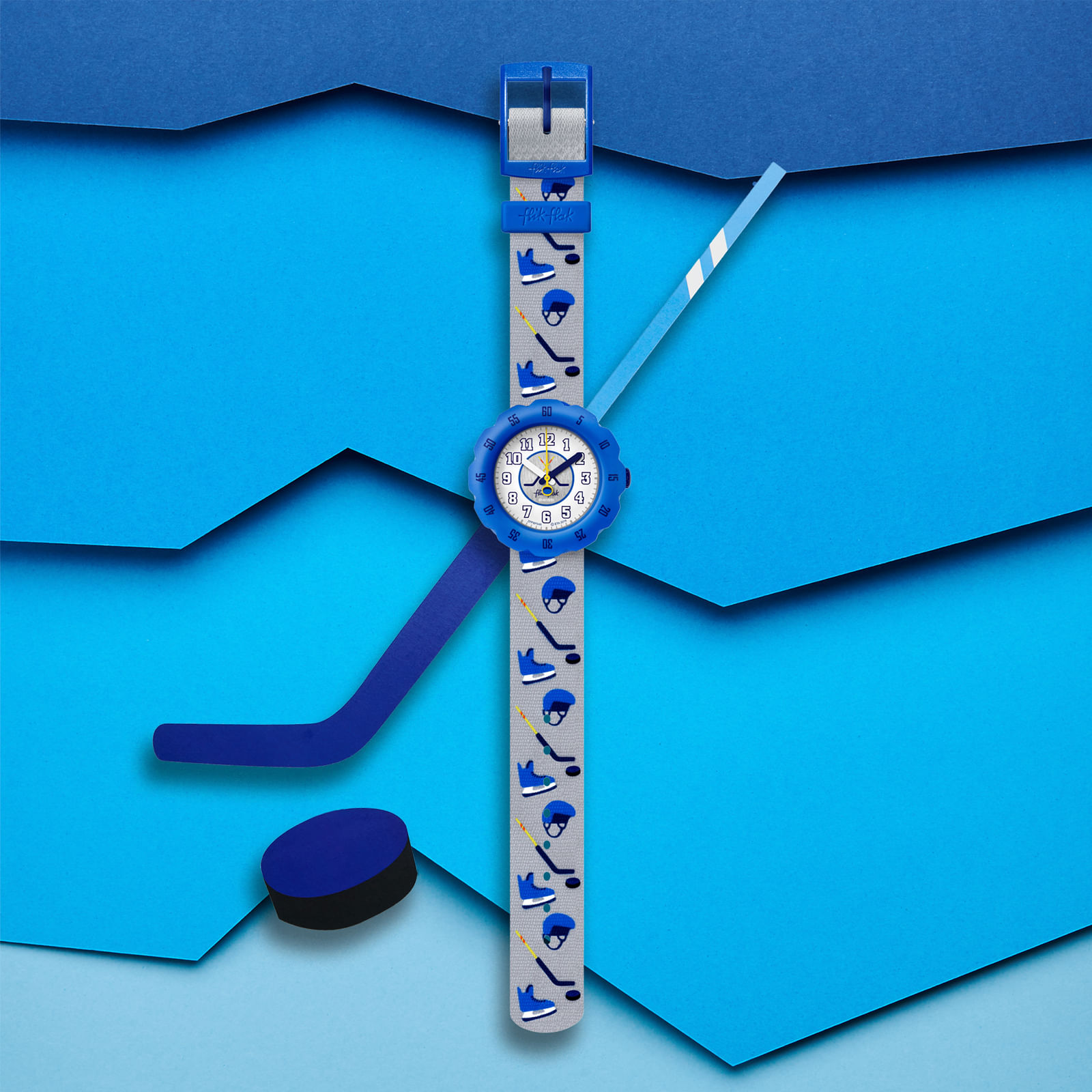 Reloj FLIK FLAK PUCK IT ZFPSP046 Niños Azul